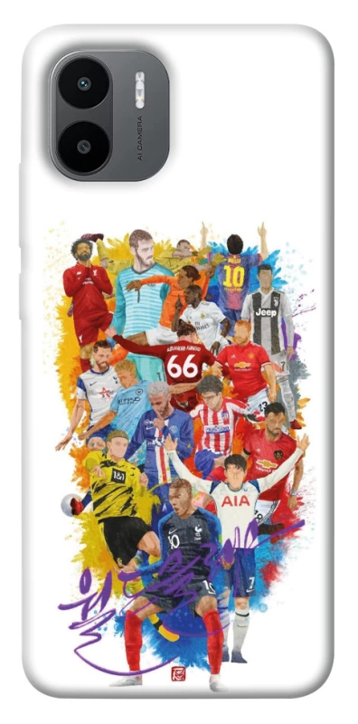 Чехол на Xiaomi Redmi A1+ / Poco C50 / A2+ Football Abstract v2 фото 1 из 1