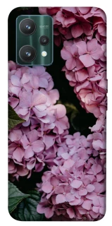 Чехол на Realme 9 Pro Розовые гартензии фото 1 из 1