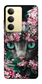 Чохол на Realme 14x Кіт в квітах фото 1 з 1