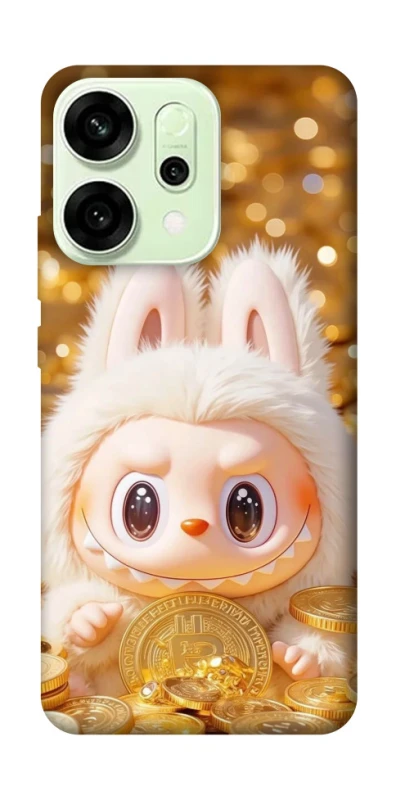 Чохол на Oppo Reno 14 Bitcoin Labubu фото 1 з 1