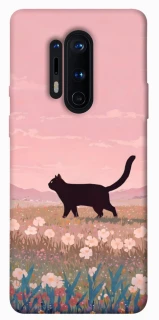 Чехол на OnePlus 8 Pro cat on a field фото 1 из 1