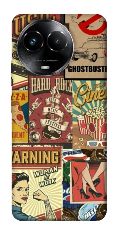 Чохол на Realme C67 4G Retro collage ver.2 фото 1 з 1