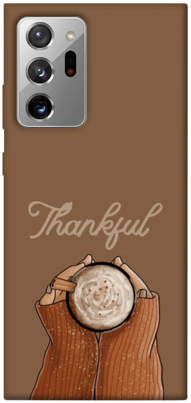 Чохол на Samsung Galaxy Note 20 Ultra Thankful coffee фото 1 з 1