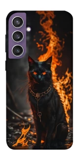 Чехол на Samsung Galaxy S23 FE Огненный кот фото 1 из 1