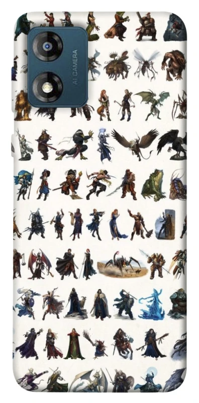 Чохол на Motorola Moto E13 Character Selection фото 1 з 1