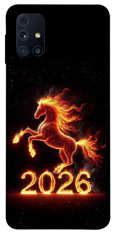 Чохол на Samsung Galaxy M31s Red Fire Horse ver.1 фото 1 з 1