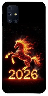 Чехол на Samsung Galaxy M31s Red Fire Horse ver.1 фото 1 из 1