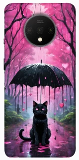 Чохол на OnePlus 7T Black cat фото 1 з 1
