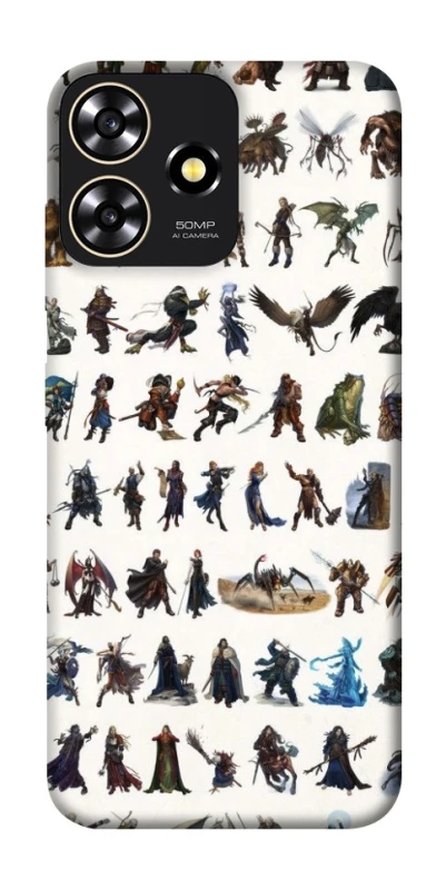 Чехол на ZTE Blade A73 4G Character Selection фото 1 из 1