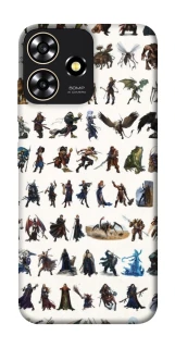 Чехол на ZTE Blade A73 4G Character Selection фото 1 из 1