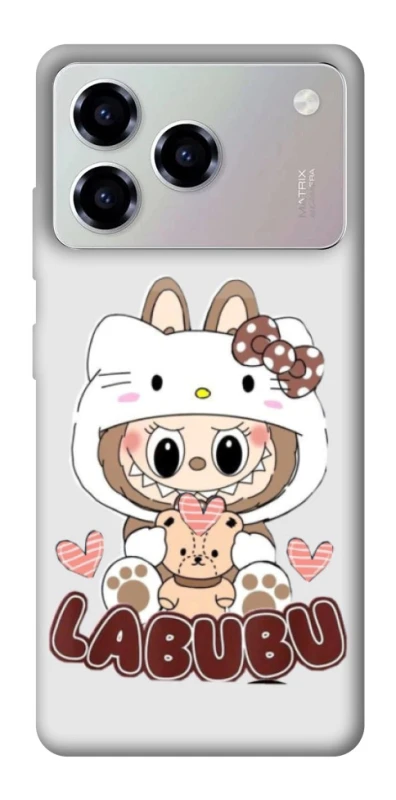 Чохол на ZTE Blade A76 Hello Kitty Labubu фото 1 з 1