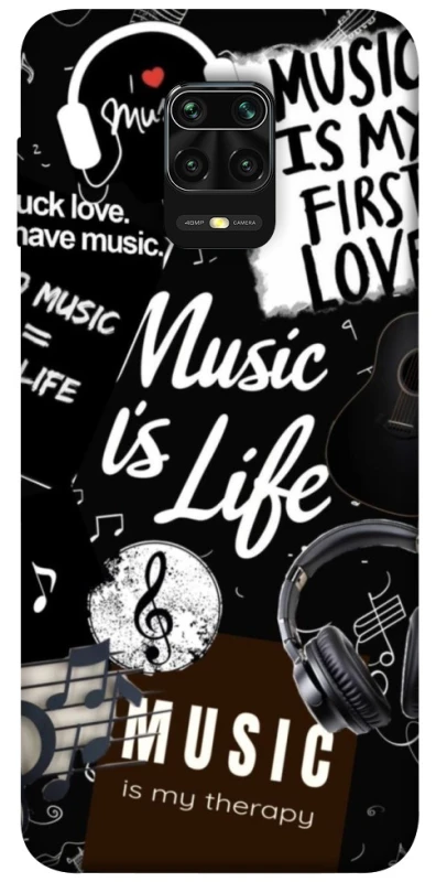 Чехол на Xiaomi Redmi Note 9s / Note 9 Pro / Note 9 Pro Max Music is Life фото 1 из 1