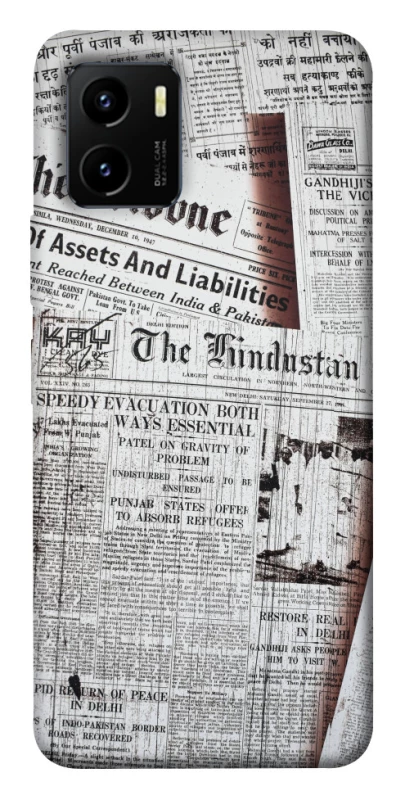 Чохол на Vivo Y15s Газети фото 1 з 1