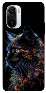 Чохол на Xiaomi Redmi K40 / K40 Pro / K40 Pro+ / Poco F3 Чорний кіт фото 1 з 1