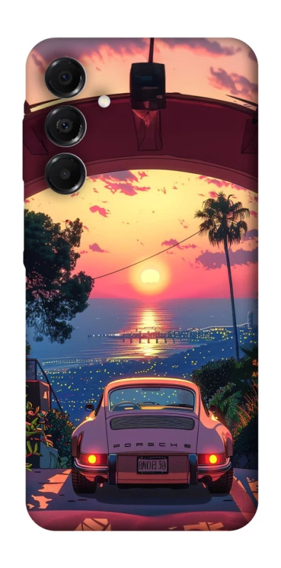 Чехол на Samsung Galaxy A17 4G/5G Porsche at sunset фото 1 из 1