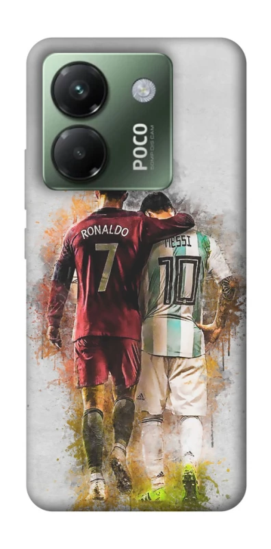 Чохол на Xiaomi Poco M7 pro 5G Ronaldo та Messi фото 1 з 1