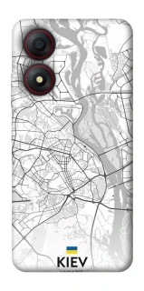 Чохол на ZTE Blade A34 4G Kiev white map фото 1 з 1