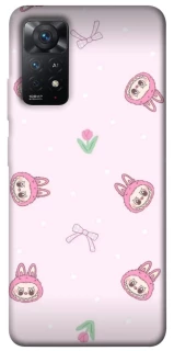 Чохол на Xiaomi Redmi Note 12 Pro 4G Labubu Flower фото 1 з 1