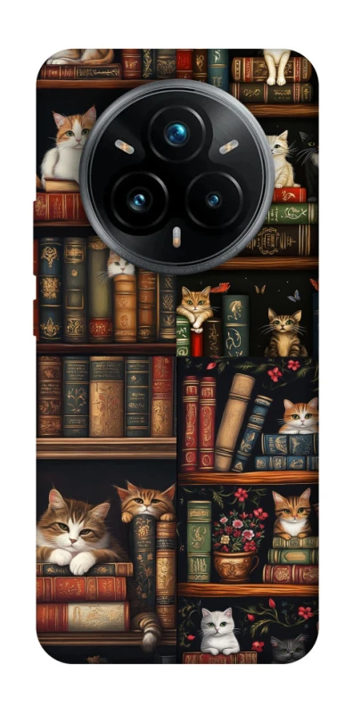 Чехол на Realme 14 Pro Cats & Books фото 1 из 1