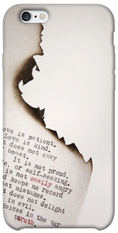 Чохол на Apple iPhone 6/6s (4.7") Вірші фото 1 з 1
