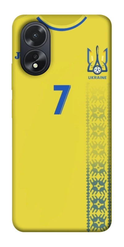 Чохол на Oppo A38 UA-Football ver.3 фото 1 з 1