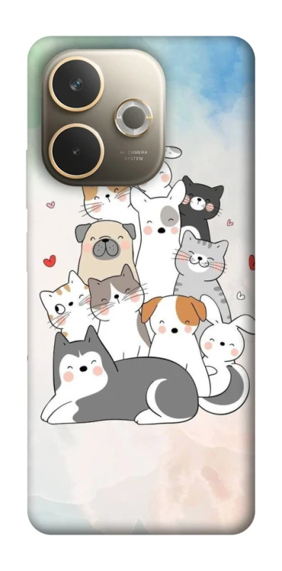 Чехол на Oppo A5 Pro 4G Funny Pets ver.2 фото 1 из 1