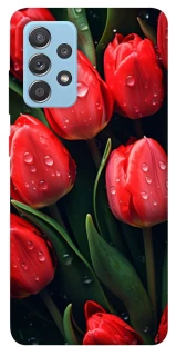 Чохол на Samsung Galaxy A52 4G / A52 5G Червоні тюльпани фото 1 Чохол на Samsung Galaxy A52 4G / A52 5G Червоні тюльпани фото 1 з 1