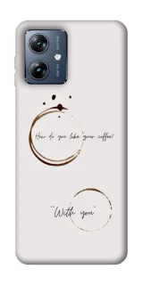 Чохол на Motorola Moto G54 Power Coffee with you фото 1 з 1