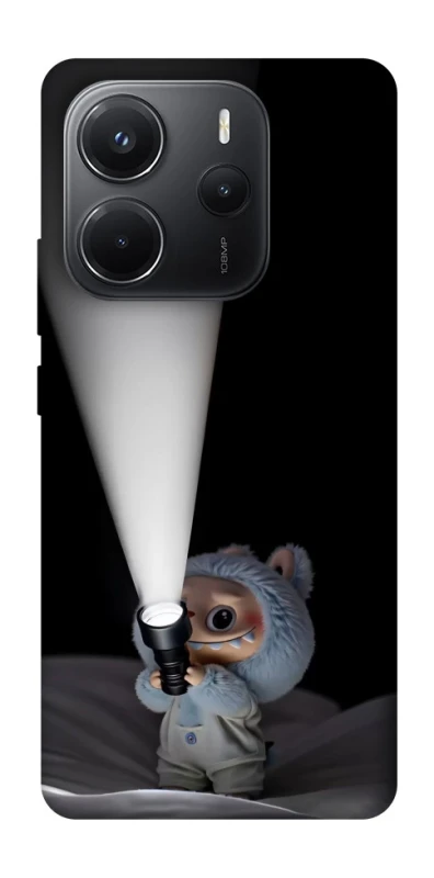 Чохол на Xiaomi Redmi Note 14 4G (Int. version) Labubu with flashlight ver.3 фото 1 з 1