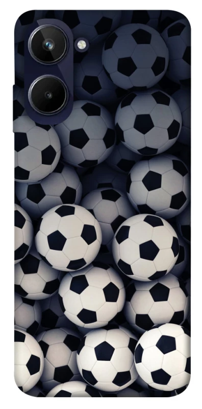 Чохол на Realme 10 4G Футбольні м'ячи фото 1 з 1