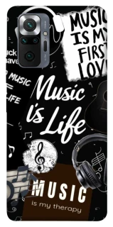 Чехол на Xiaomi Redmi Note 10 Pro Music is Life фото 1 из 1