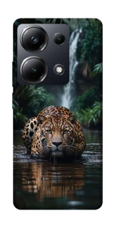 Чехол на Xiaomi Poco M6 Pro 4G Leopard in water фото 1 из 1