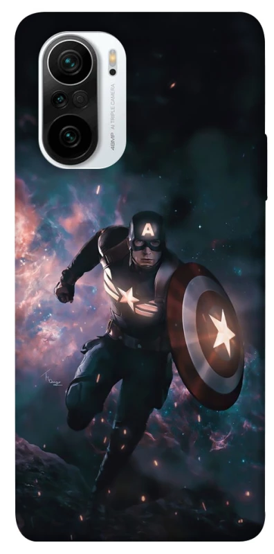 Чохол на Xiaomi Redmi K40 / K40 Pro / K40 Pro+ / Poco F3 Captain America фото 1 з 1