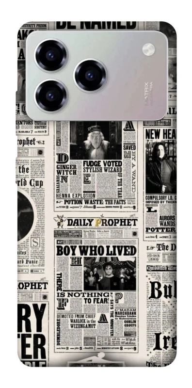 Чохол на ZTE Blade A76 Harry Potter newspaper фото 1 з 1
