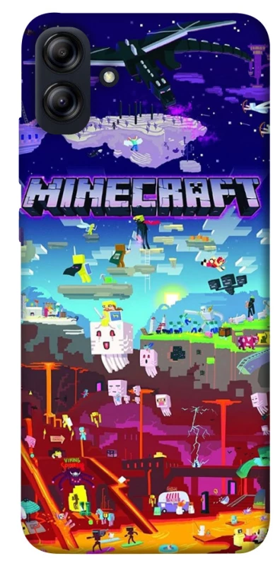 Чехол на Samsung Galaxy A04e Minecraft world фото 1 из 1