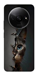 Чехол на Xiaomi Redmi A3 Кот-подглядыватель v2 фото 1 из 1