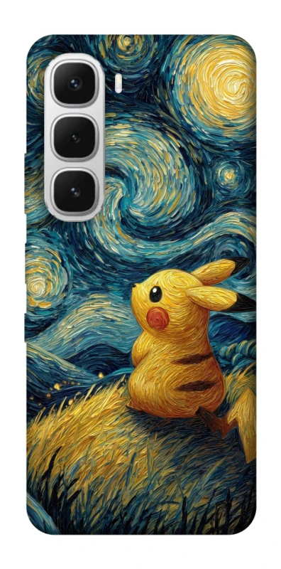 Чохол на Infinix Hot 60i Pikachu and Van Gogh фото 1 з 1