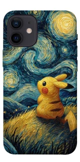 Чехол на Apple iPhone 12 mini (5.4") Pikachu and Van Gogh фото 1 из 1