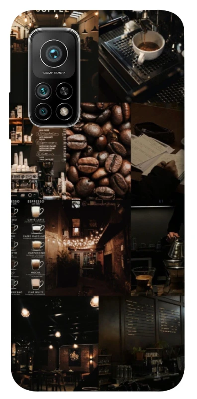 Чохол на Xiaomi Mi 10T Coffee collage ver.1 фото 1 з 1