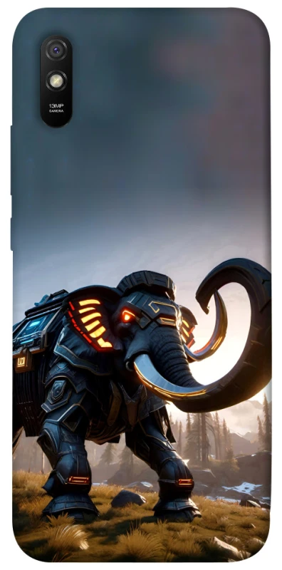Чохол на Xiaomi Redmi 9A Cyber ​​elephant фото 1 з 1