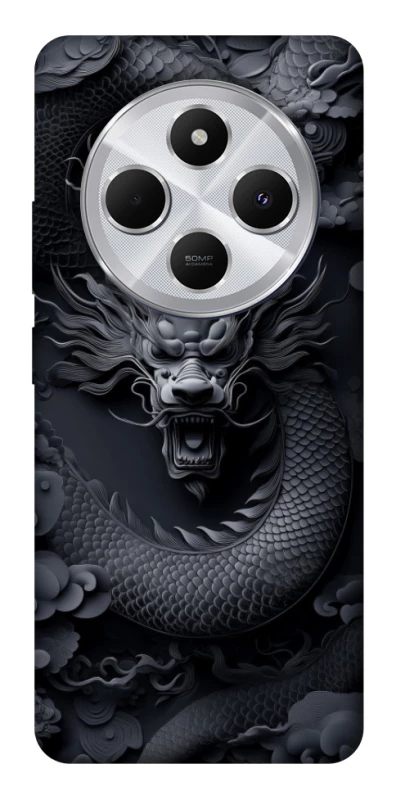 Чохол на Xiaomi Redmi 14C / Poco C75 black dragon фото 1 з 1