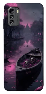 Чохол на Nokia G60 Boat and flamingo фото 1 з 1