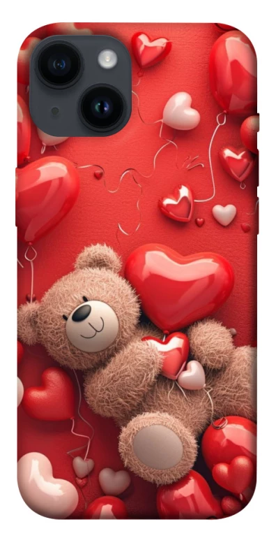 Чехол на Apple iPhone 14 (6.1") bear in hearts фото 1 из 1