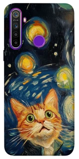 Чехол на Realme 5 paint cat фото 1 из 1