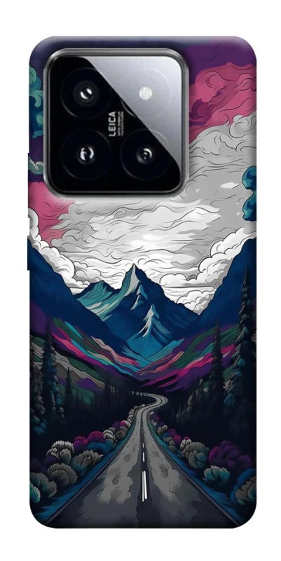 Чохол на Xiaomi 14 Pro Намальовані гори фото 1 з 1