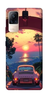 Чехол на Xiaomi Civi 6 Porsche at sunset фото 1 из 1