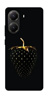 Чохол на Xiaomi Poco X6 Pro Чорна полуниця фото 1 з 1