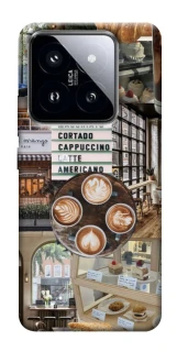 Чехол на Xiaomi 14 Pro Coffee collage ver.5 фото 1 из 1