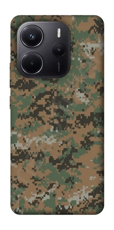 Чохол на Xiaomi Redmi Note 14 4G (Europe version) Camouflage v32 фото 1 з 1