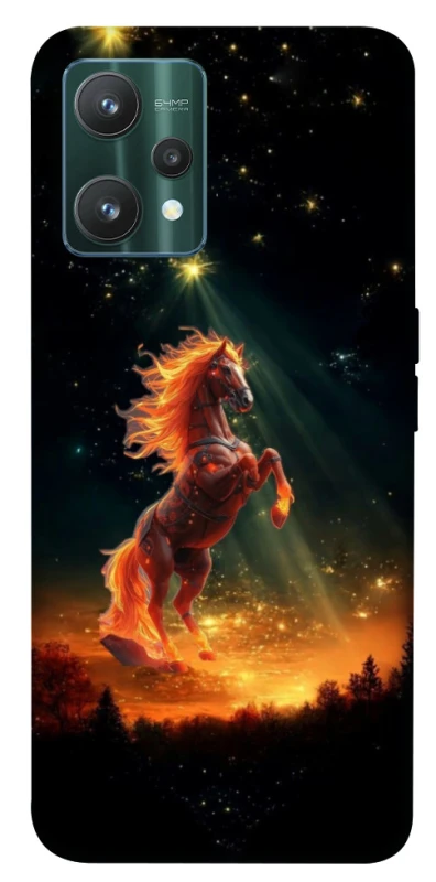 Чохол на Realme 9 Pro Red Fire Horse ver.2 фото 1 з 1